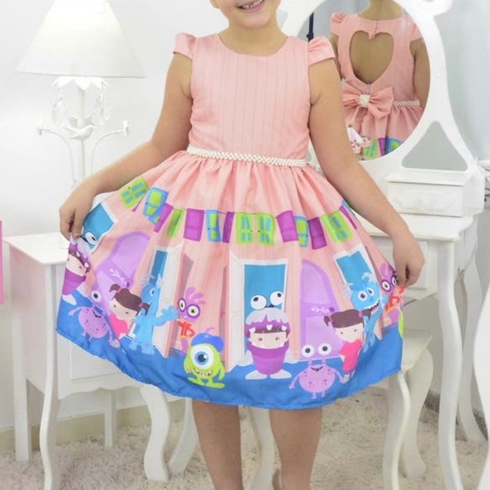 Monsters Inc Girls Dress size 5